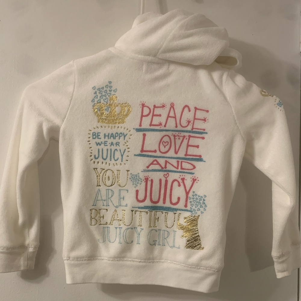 Girls Sz 4 Juicy Couture Hoodie